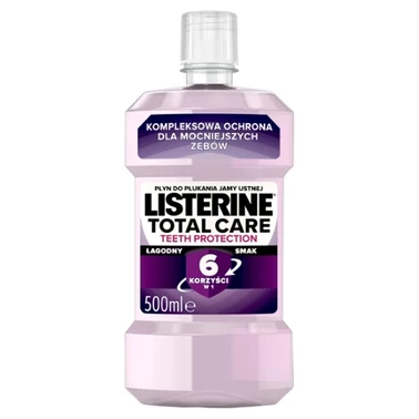 Listerine Total Care Teeth Protection Płyn do płukania jamy ustnej 500 ml - 1