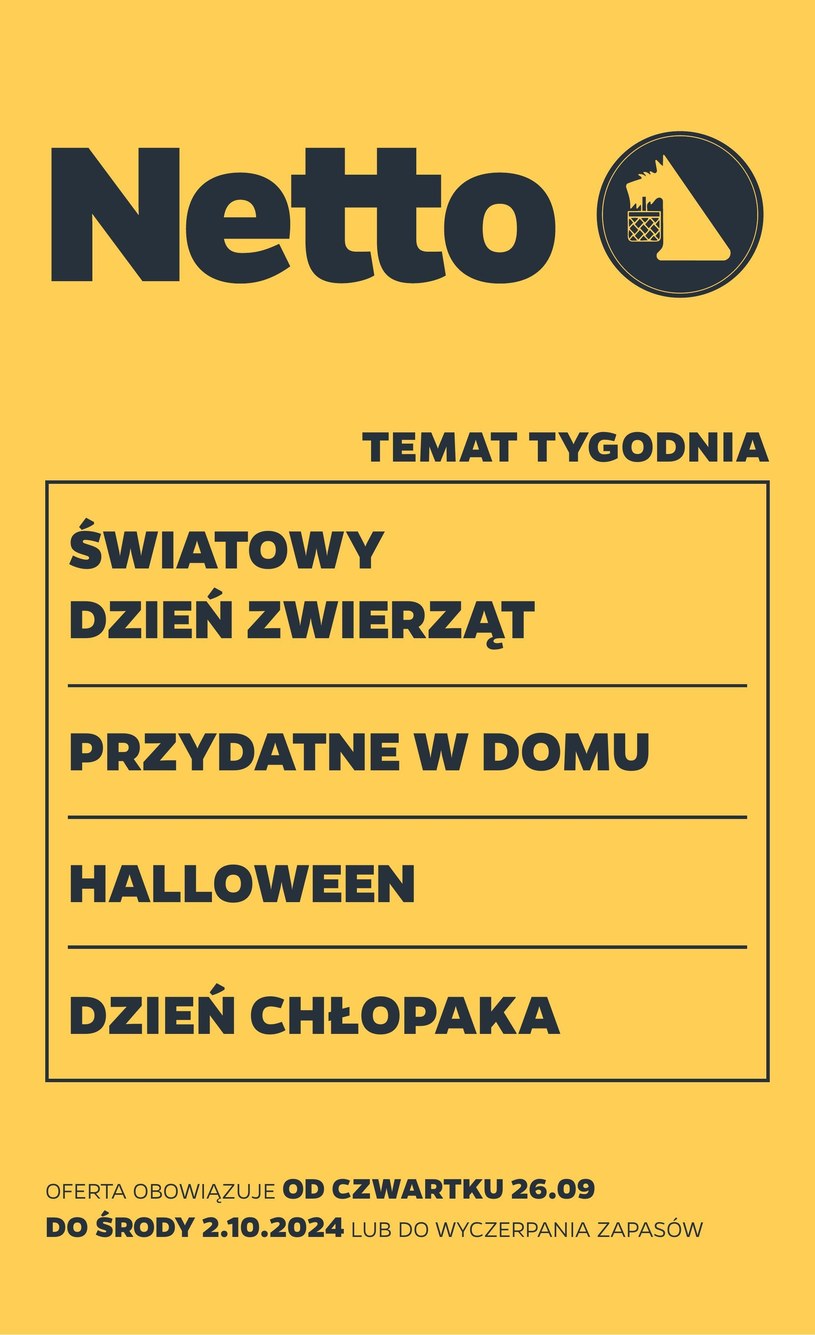 Gazetka promocyjna Netto - ważna od 26. 09. 2024 do 02. 10. 2024