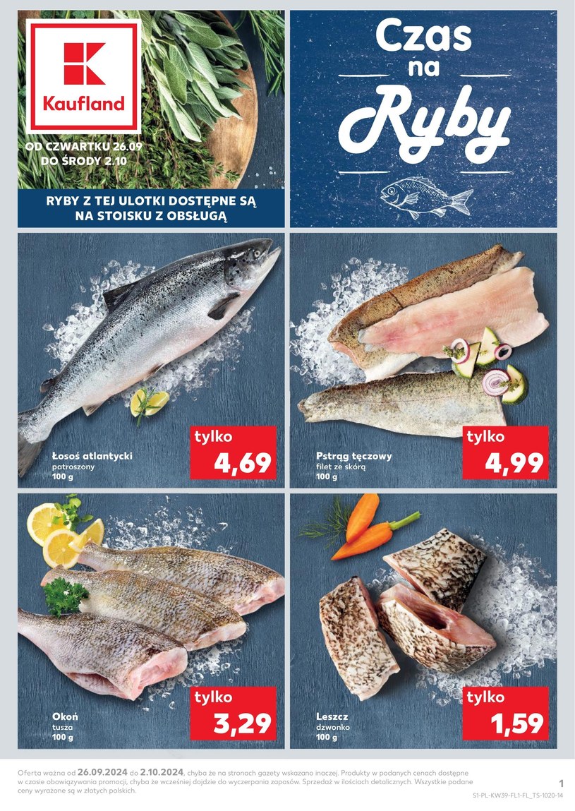 Gazetka: Czas na ryby - Kaufland - strona 1