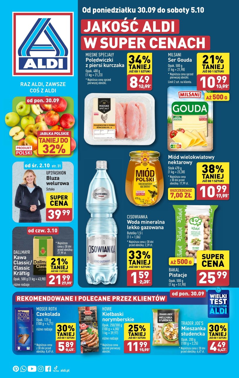 Gazetka promocyjna Aldi - ważna od 30. 09. 2024 do 05. 10. 2024