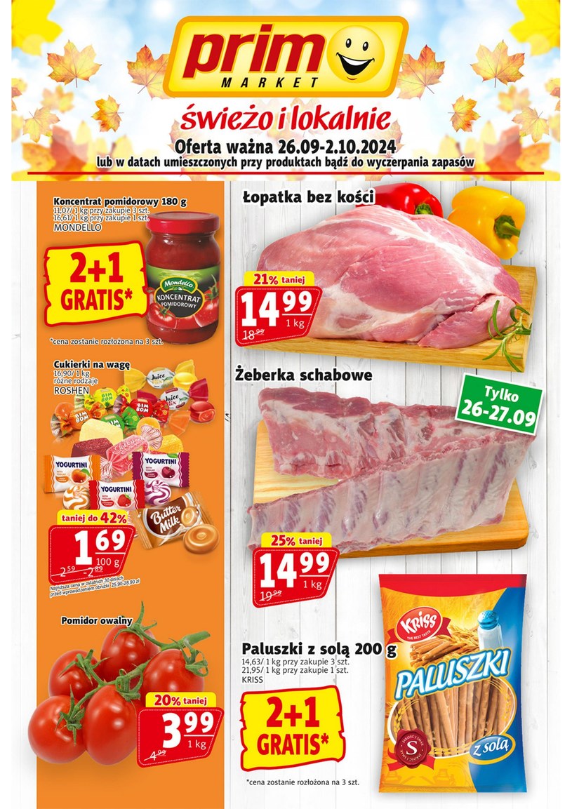 Gazetka promocyjna Prim Market - ważna od 26. 09. 2024 do 02. 10. 2024