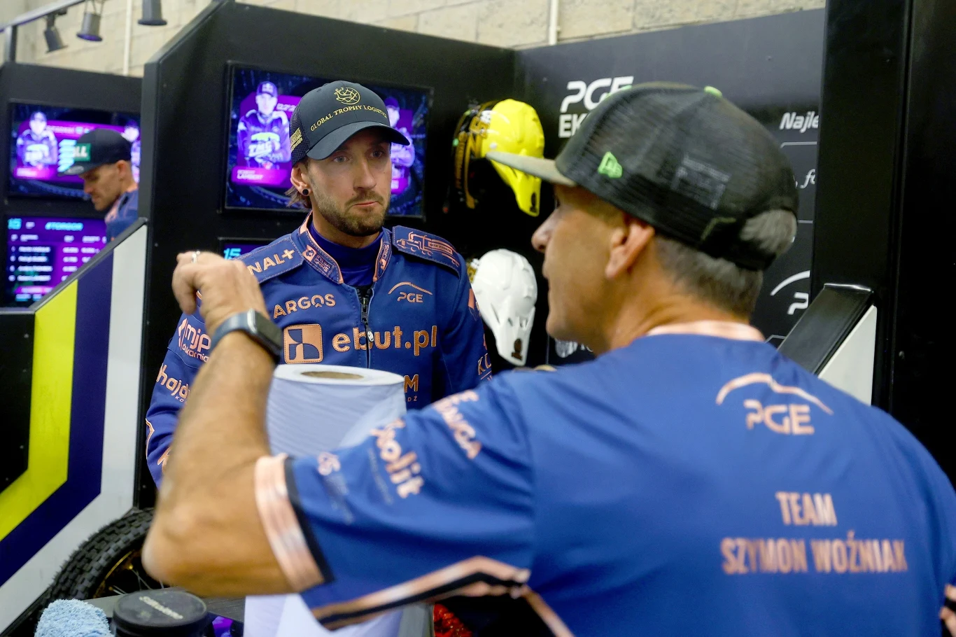 Andser Thomsen i Greg Hancock Andser Thomsen i Greg Hancock