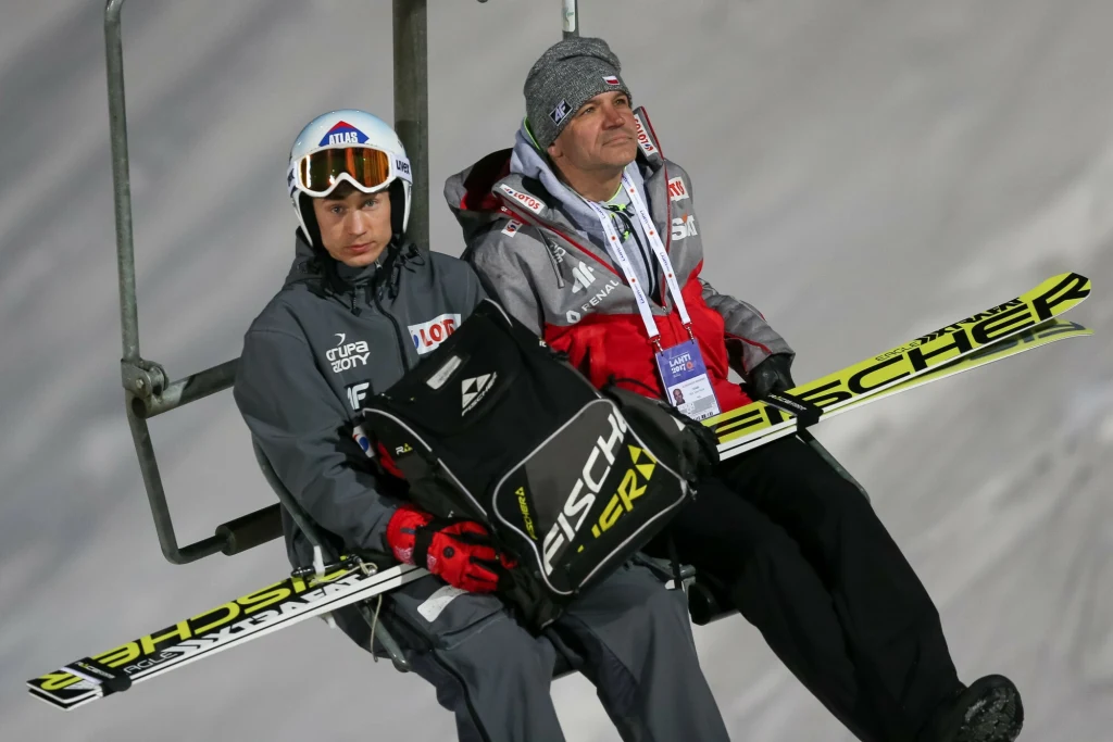 Kamil Stoch i doktor Aleksander Winiarski