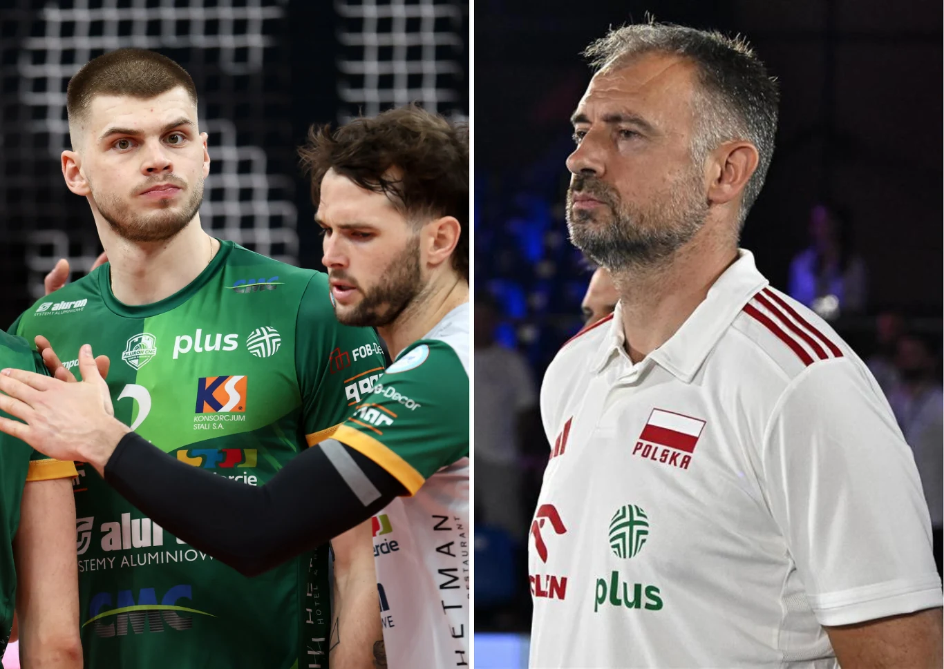 Bartosz Kwolek (z lewej) nie znalazł ostatnio uznania w oczach Nikoli Grbicia