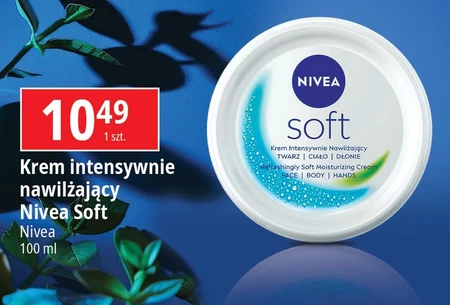 Nivea Soft Krem intensywnie nawilżający do ciała, rąk i twarzy 100 ml