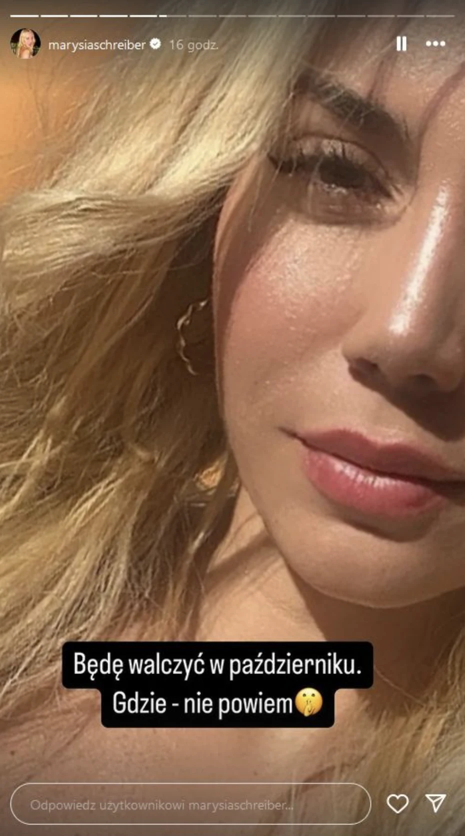 Marianna Schreiber wraca do oktagonu