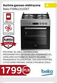 Kuchenka gazowo-elektryczna Beko