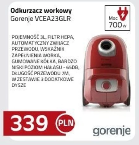 Odkurzacz Gorenje