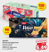 Chusteczki higieniczne Velvet