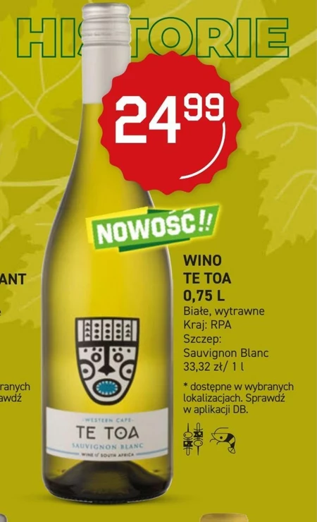 Wino wytrawne Białe