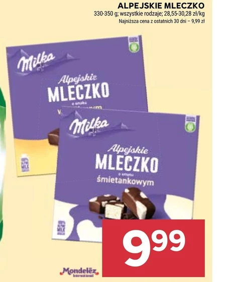 Mleczko alpejskie Alpejskie Mleczko