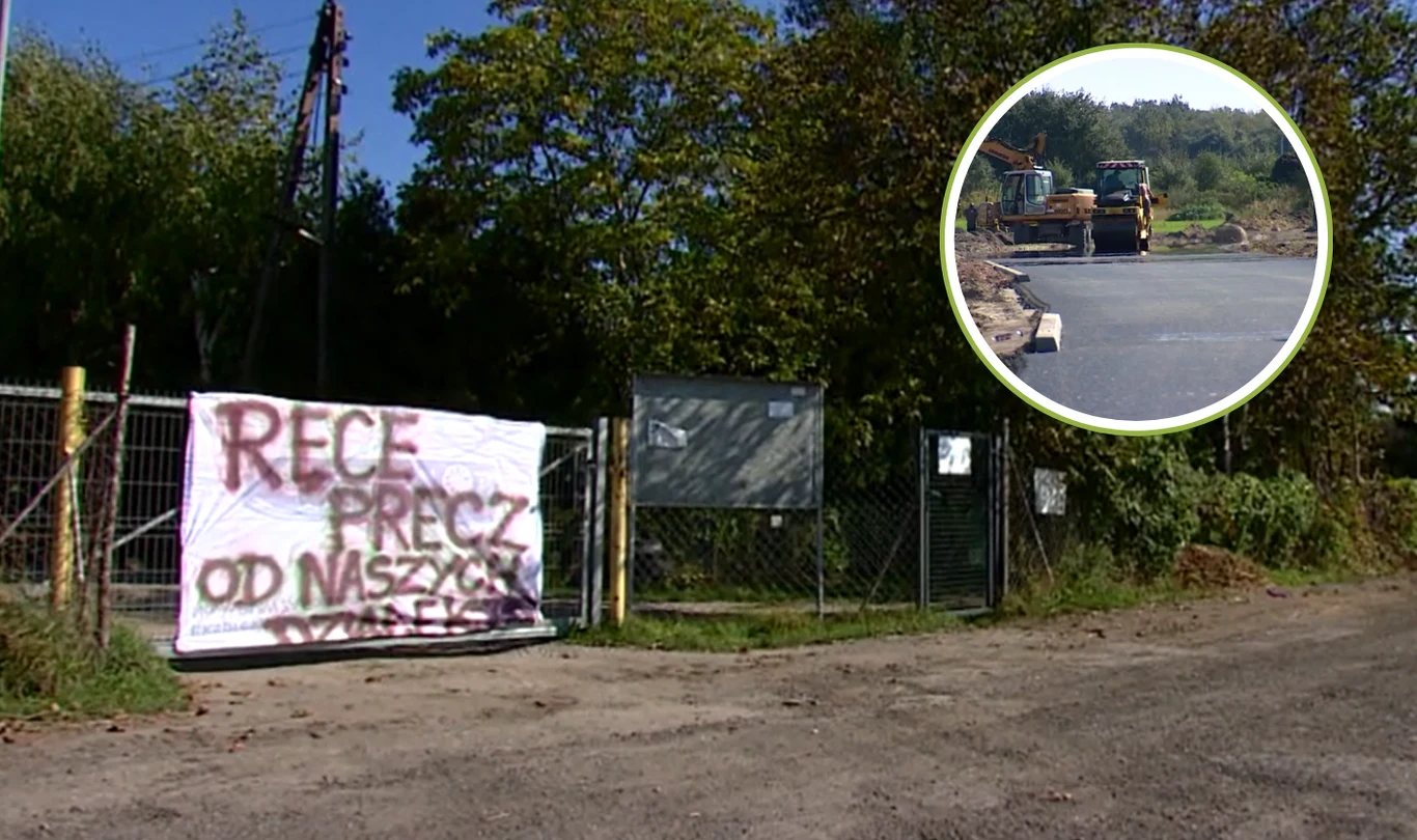 Działkowicze z Warszawy walczą o dzierżawione przez nich tereny. Inwestor chce w tym miejscu wybudować drogę. Źródło: "Interwencja" Działkowicze z Warszawy walczą o dzierżawione przez nich tereny. Inwestor chce w tym miejscu wybudować drogę. Źródło: "Interwencja"