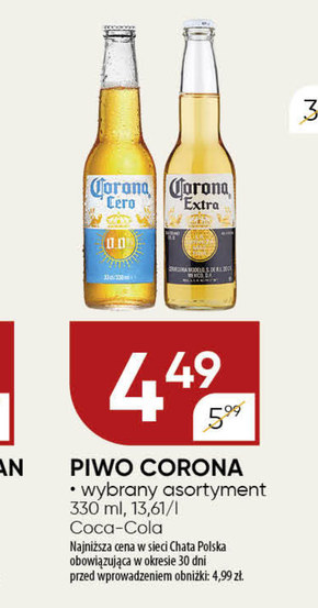 Piwo Corona niska cena