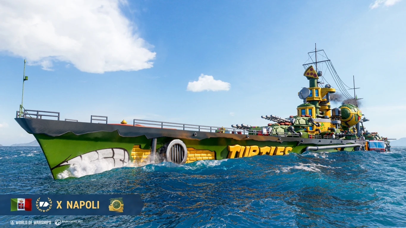 Wojownicze Żółwie Ninja w World of Warships