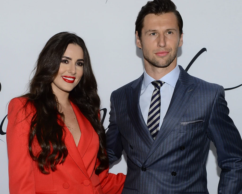Grzegorz Krychowiak i Celia Jaunat