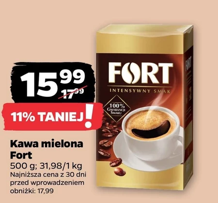Fort Kawa palona mielona 500 g