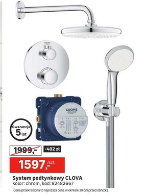 System podtynkowy Grohe niska cena