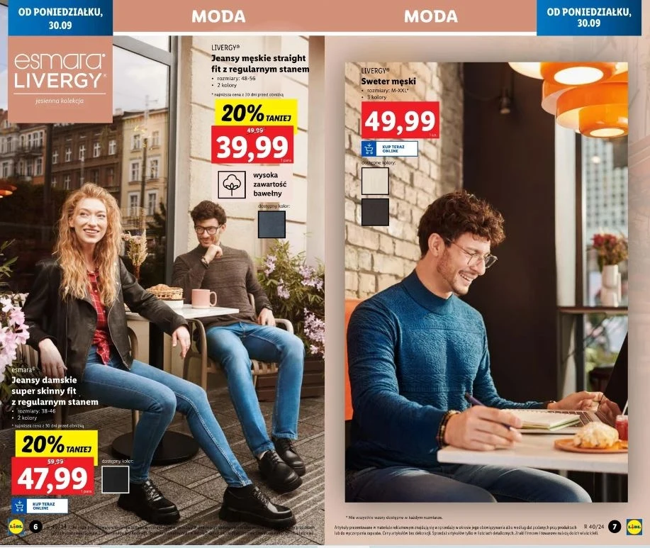 Lidl oferuje promocje na jeansy!
