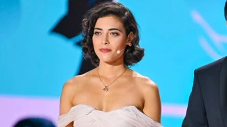 Szampańska kreacja Zofii Jastrzębskiej z gali festiwalu skradła show