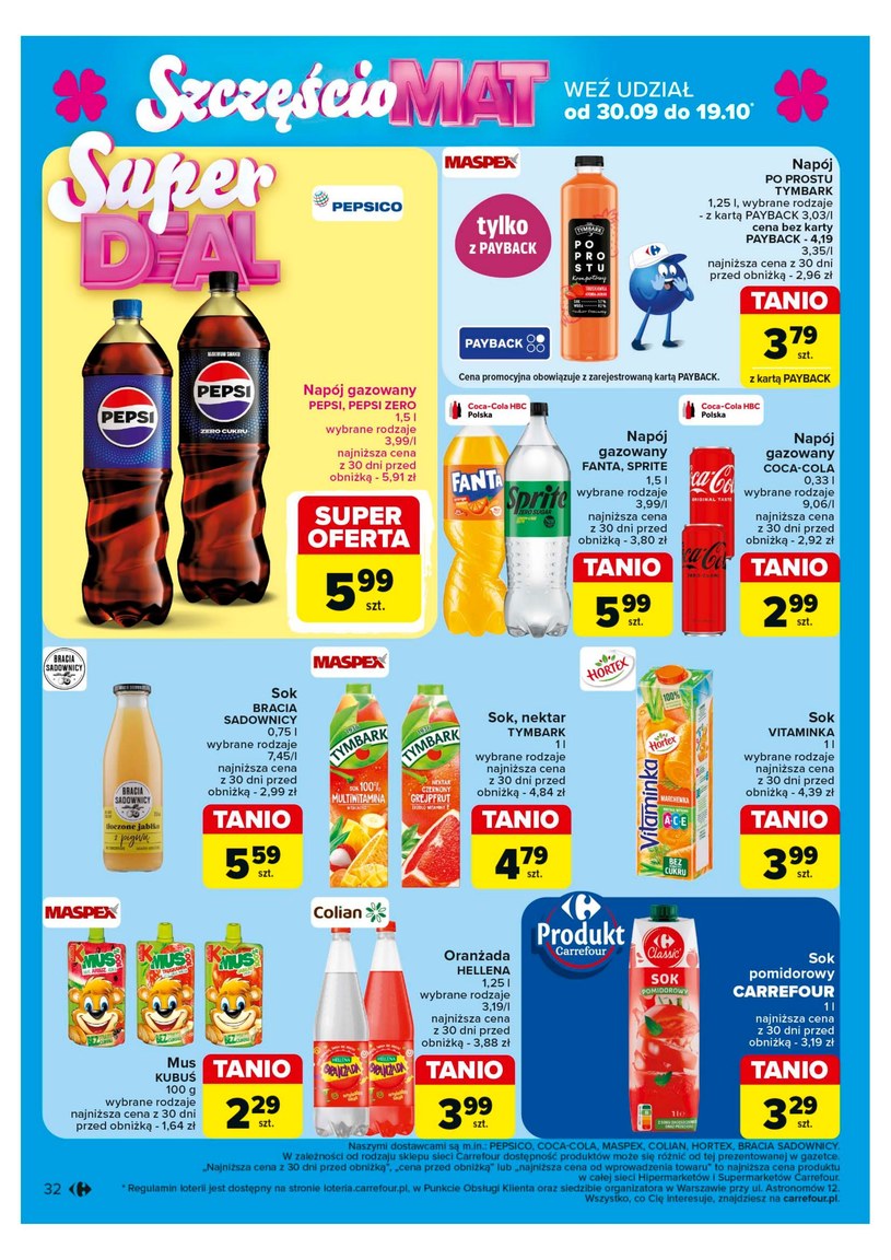 Gazetka: Loteria Szcęściomat! - Carrefour - strona 32