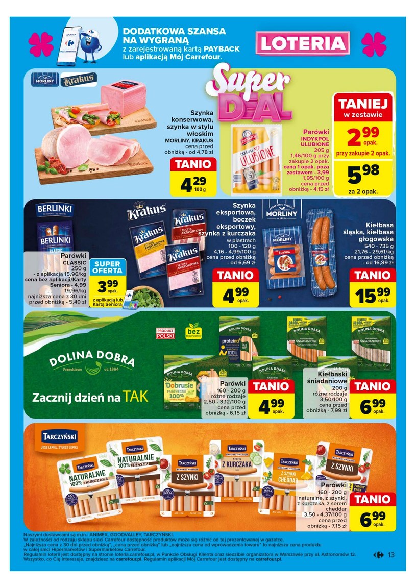 Gazetka: Loteria Szcęściomat! - Carrefour - strona 13