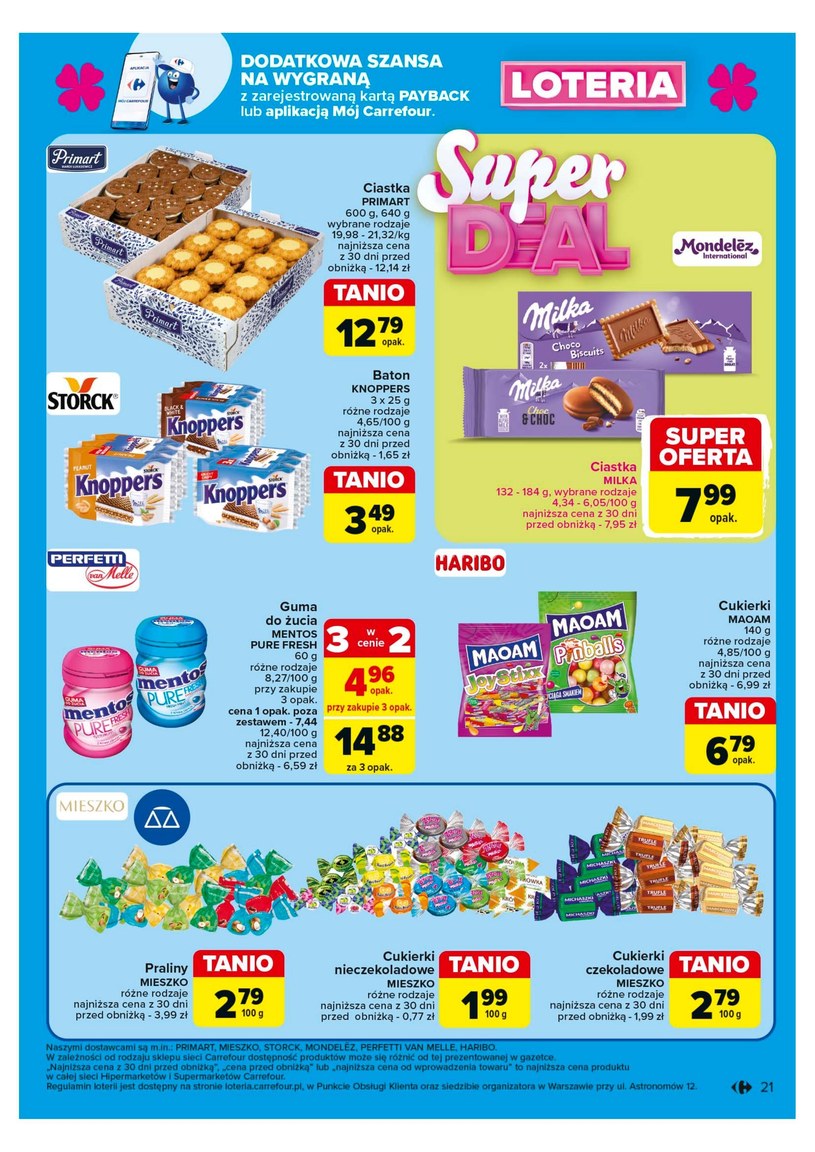 Gazetka: Loteria Szcęściomat! - Carrefour - strona 21