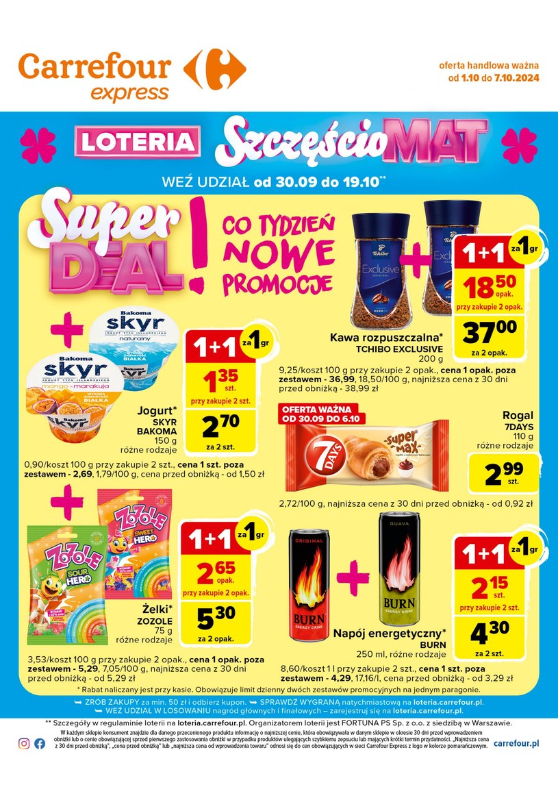 Gazetka promocyjna Carrefour Express - ważna od 01. 10. 2024 do 07. 10. 2024