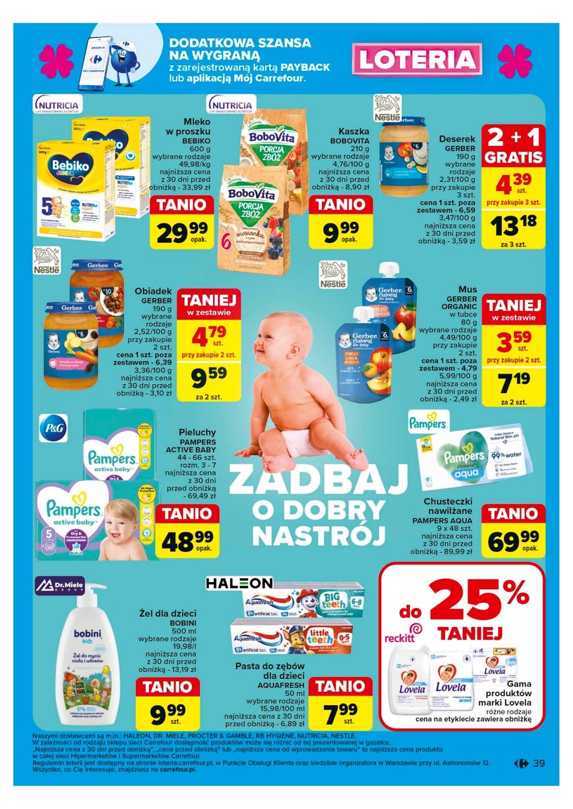 Gazetka: Loteria Szcęściomat! - Carrefour - strona 39