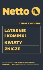 Latarnie, kwiaty i znicze na jesień – Netto