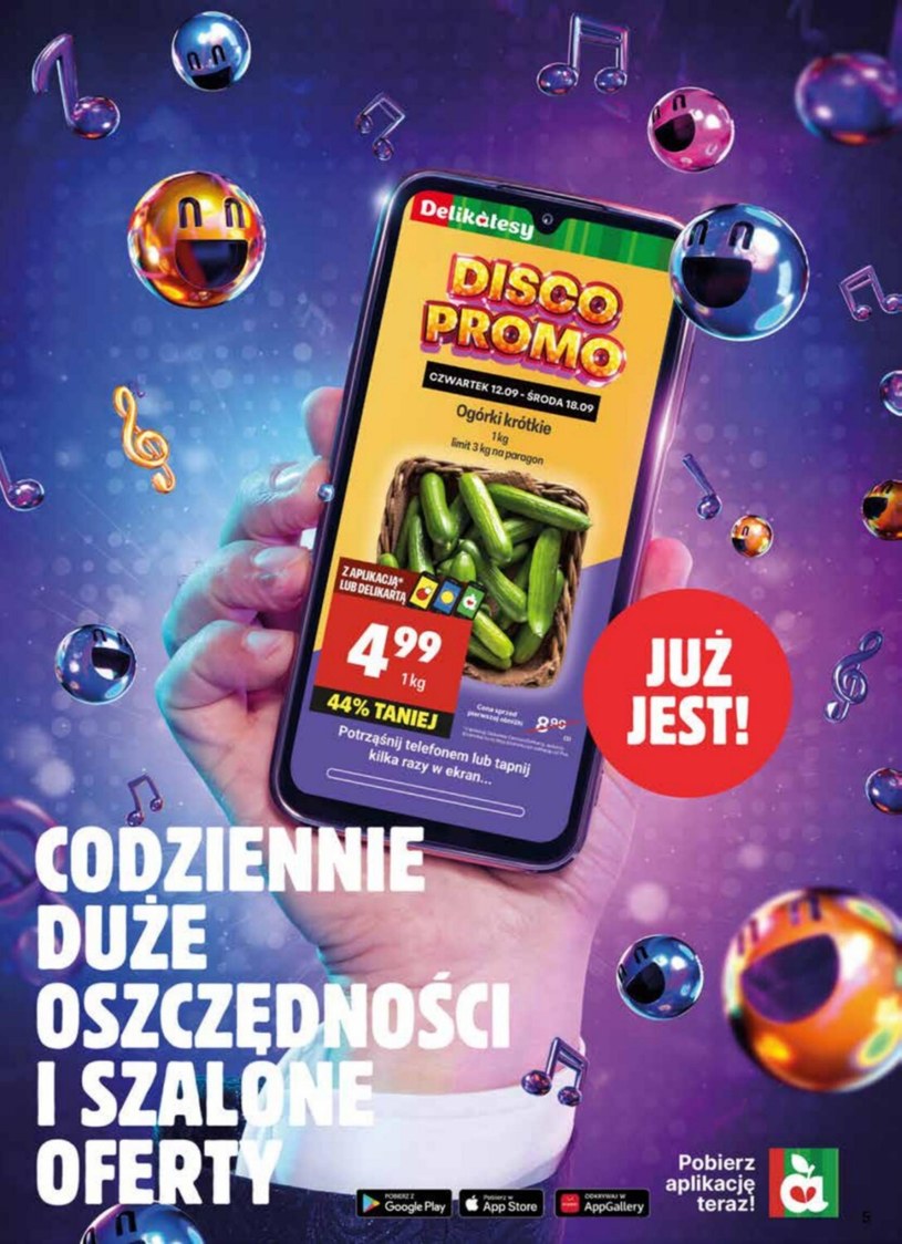 Gazetka: Disco Promo: tańcz do rytmu niskich cen – Delikatesy Centrum - strona 5