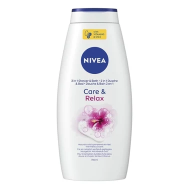 Nivea Care & Relax Płyn DO Kąpieli I ŻEL POD Prysznic 2W1 750 ml - 0