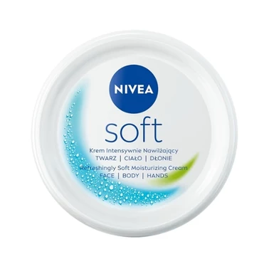 Nivea Soft Krem intensywnie nawilżający do ciała, rąk i twarzy 100 ml - 0