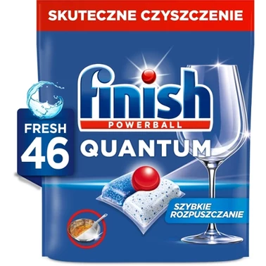 Finish Quantum Fresh Kapsułki do mycia naczyń w zmywarce 478,4 g (46 sztuk) - 1