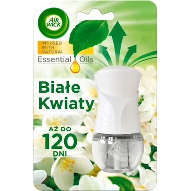 Air Wick Essential Oils Elektryczny odświeżacz i wkład białe kwiaty 19 ml - 2