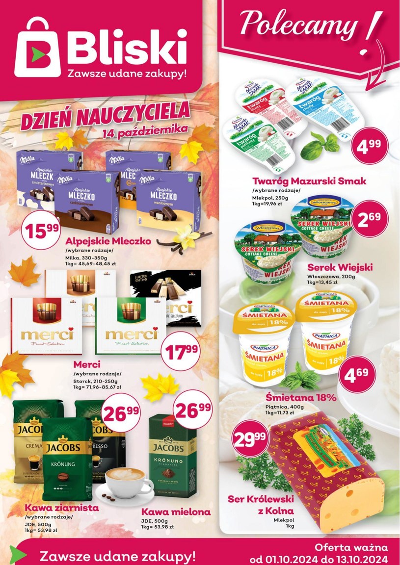 Gazetka: Produkty, które pokochasz - Bliski - strona 1