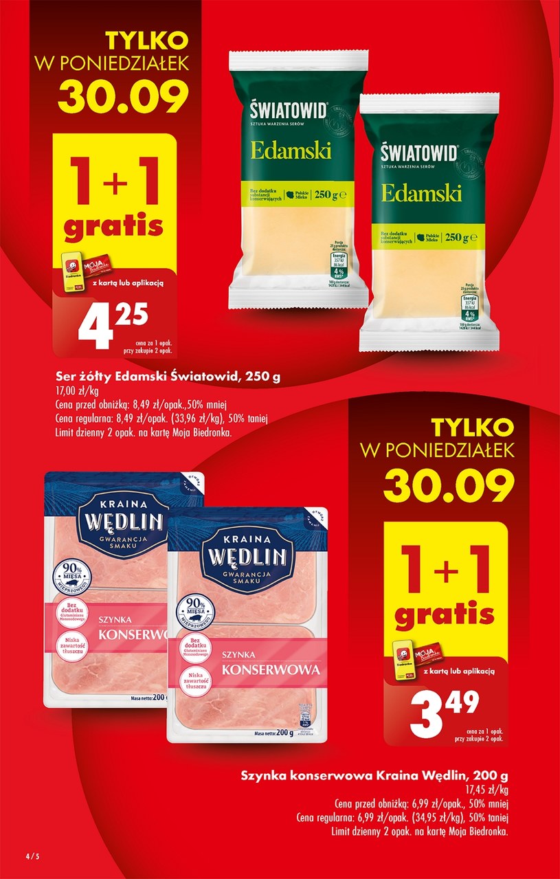 Gazetka: Wielkie promocje na małe wydatki - Biedronka - strona 4