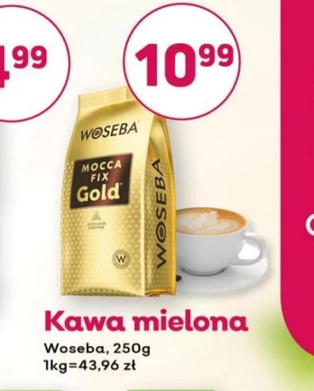 Woseba Mocca Fix Gold Kawa palona mielona 250 g