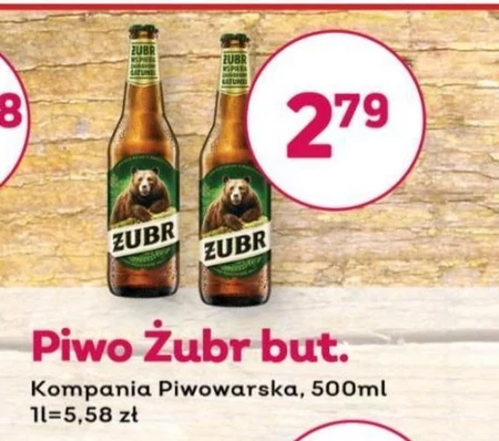 Żubr Piwo jasne 500 ml