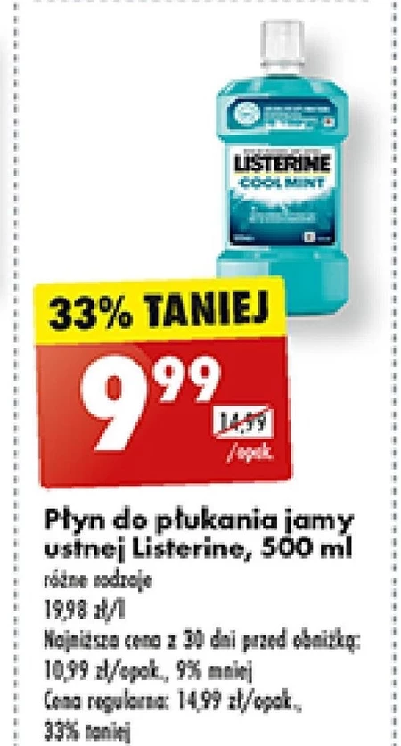 Listerine Cool Mint Płyn do płukania jamy ustnej 500 ml