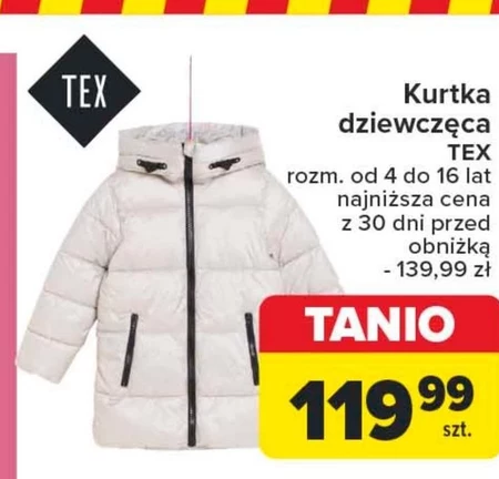 Kurtka dziewczęca TEX