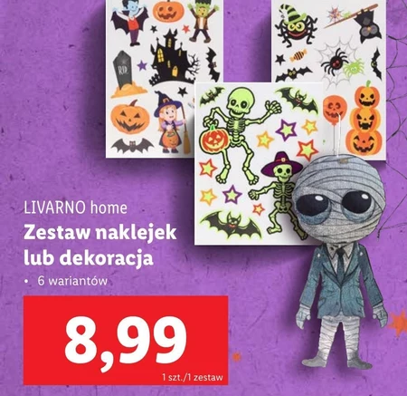 Zestaw naklejek Livarno