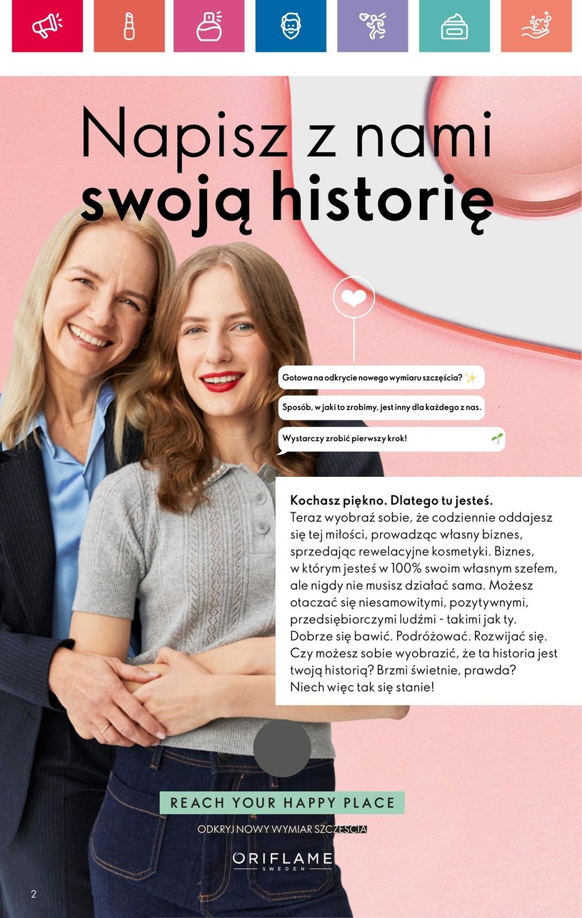 Gazetka: Oriflame - jaka jest twoja historia? - strona 2