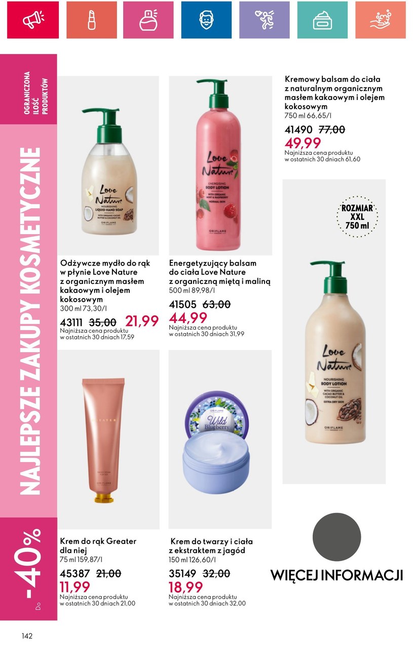 Gazetka: Oriflame - jaka jest twoja historia? - strona 142