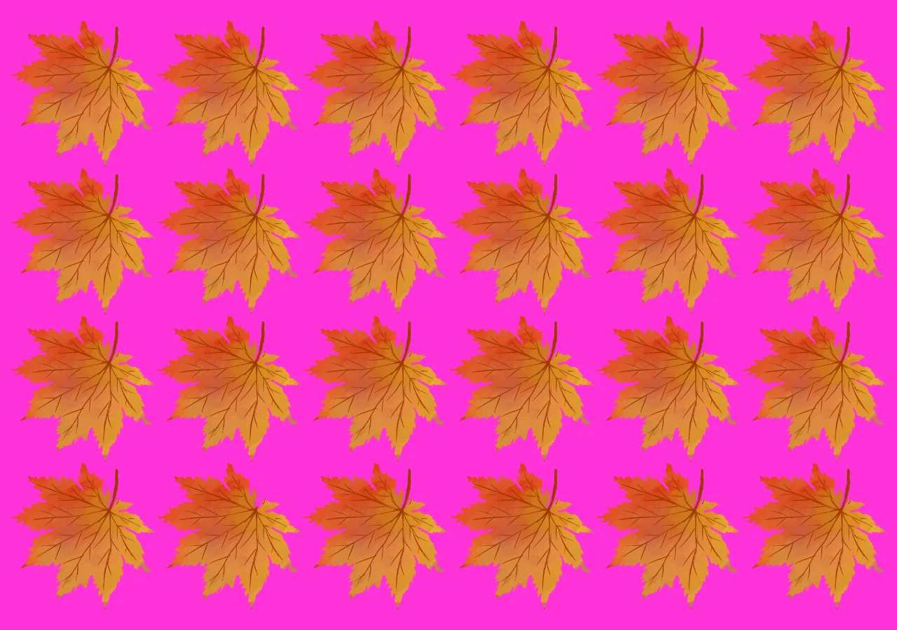 Test na spostrzegawczość. Jesienny liść Test na spostrzegawczość. Jesienny liść