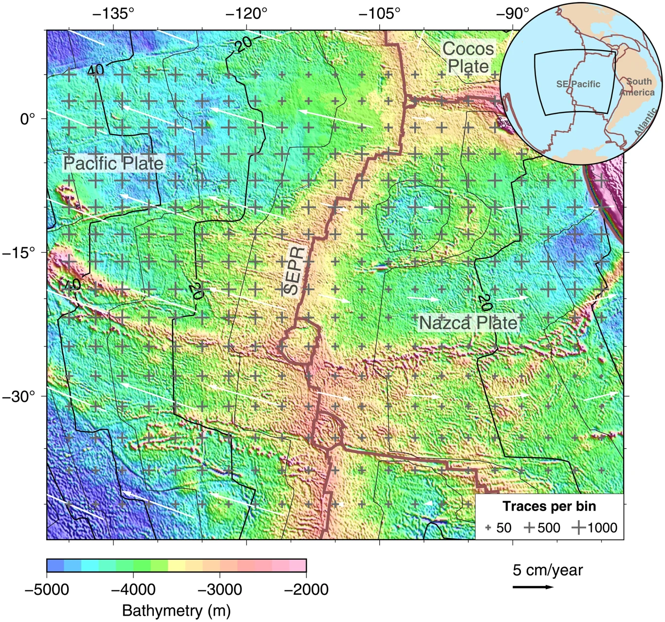 Zaznaczone na mapie pole wskazuje region, w którym odkryto pradawną strukturę. Zaznaczone na mapie pole wskazuje region, w którym odkryto pradawną strukturę.