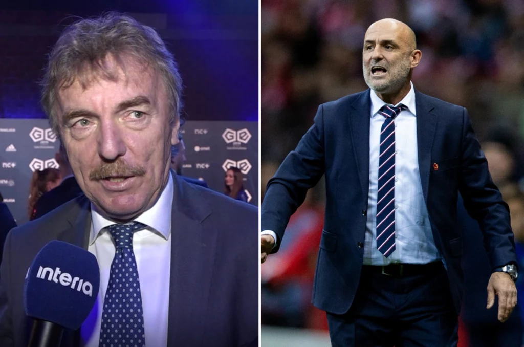 Zbigniew Boniek i Michał Probierz Zbigniew Boniek i Michał Probierz