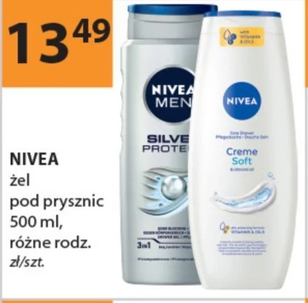 Nivea Creme Soft Kremowy żel pod prysznic 500 ml