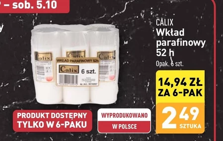 Wkład parafinowy Calix