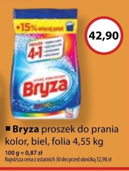 Proszek do prania Bryza