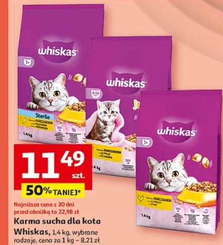 Karma dla kota Whiskas